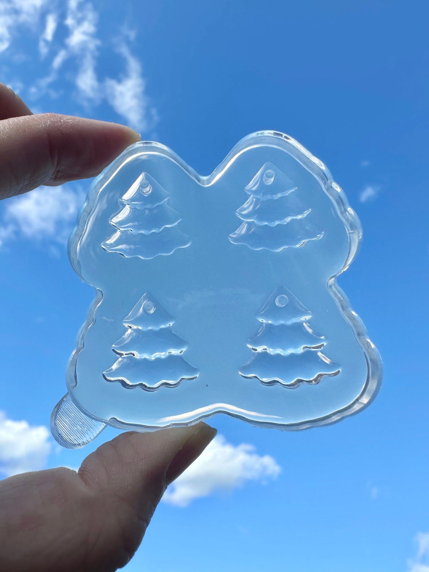 Mini Christmas Tree Dangle Earring Mold