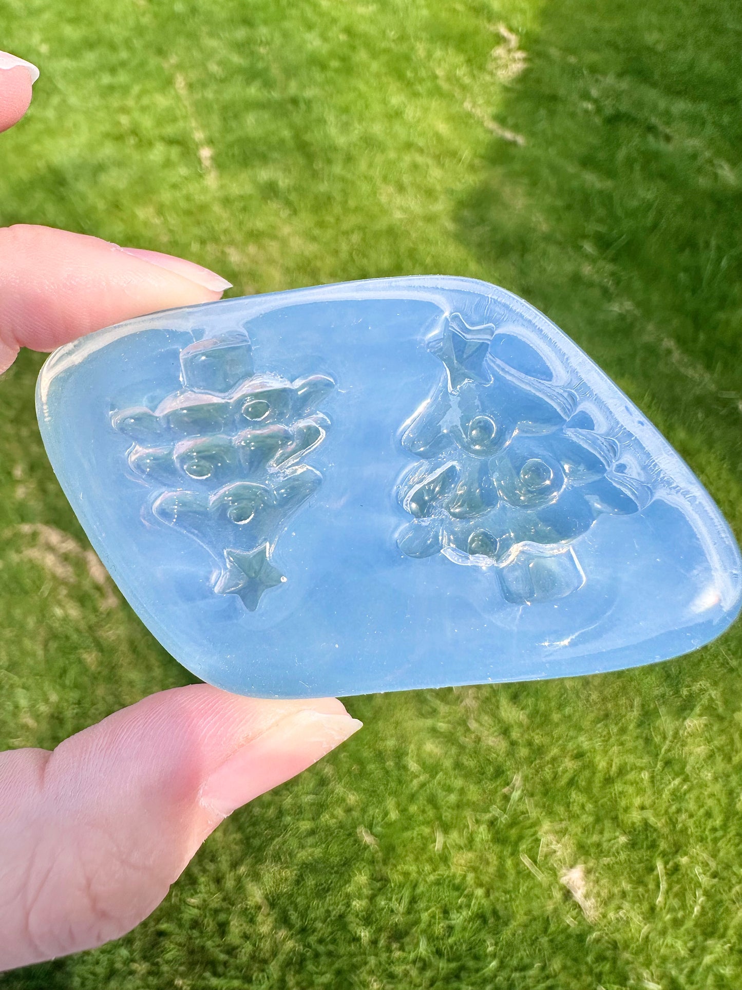 3D Christmas Tree Brooch Earring Mold