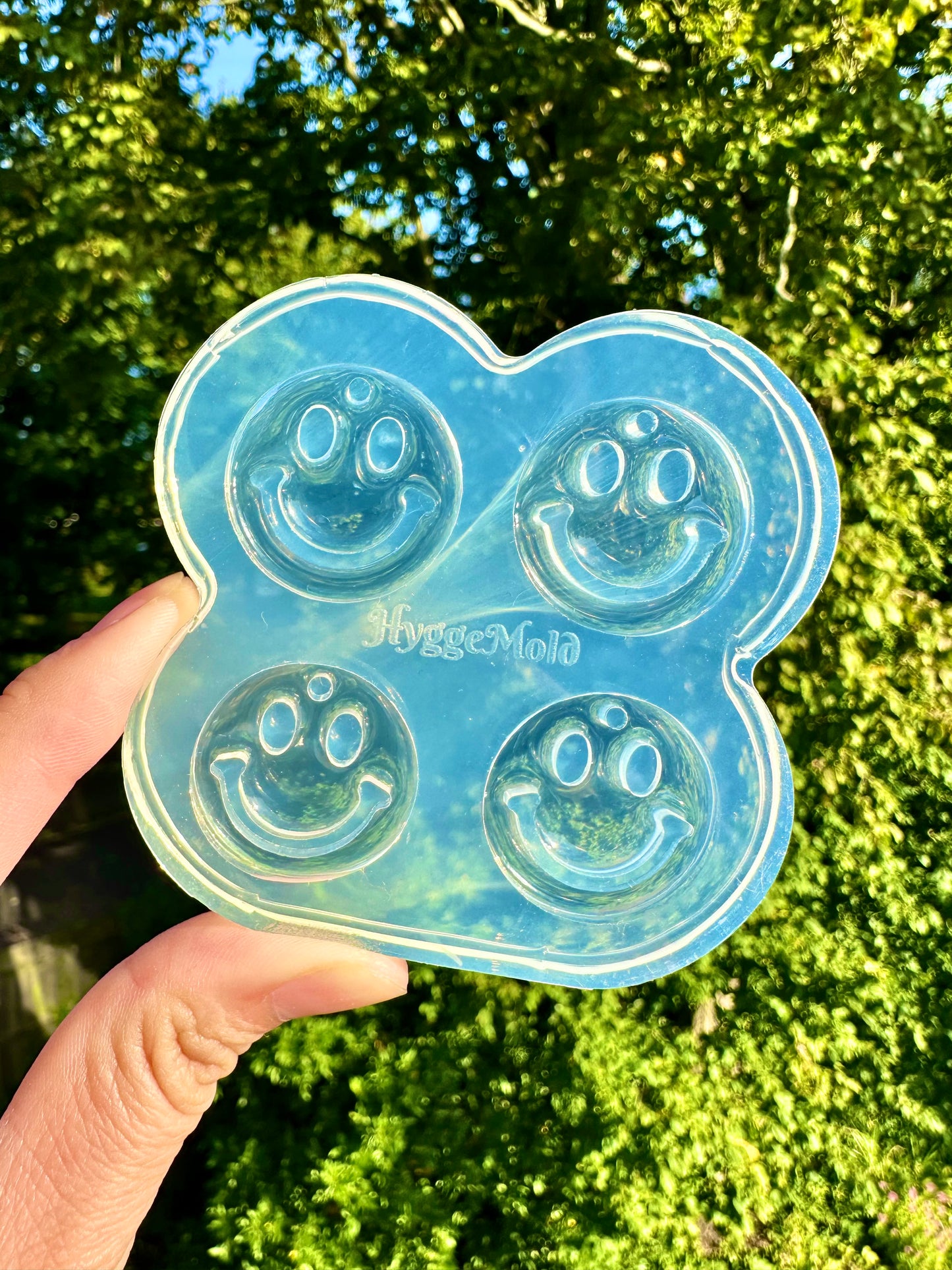 Predomed Happy Face Dangly Charm Earring Mold Hoop Earring Mold