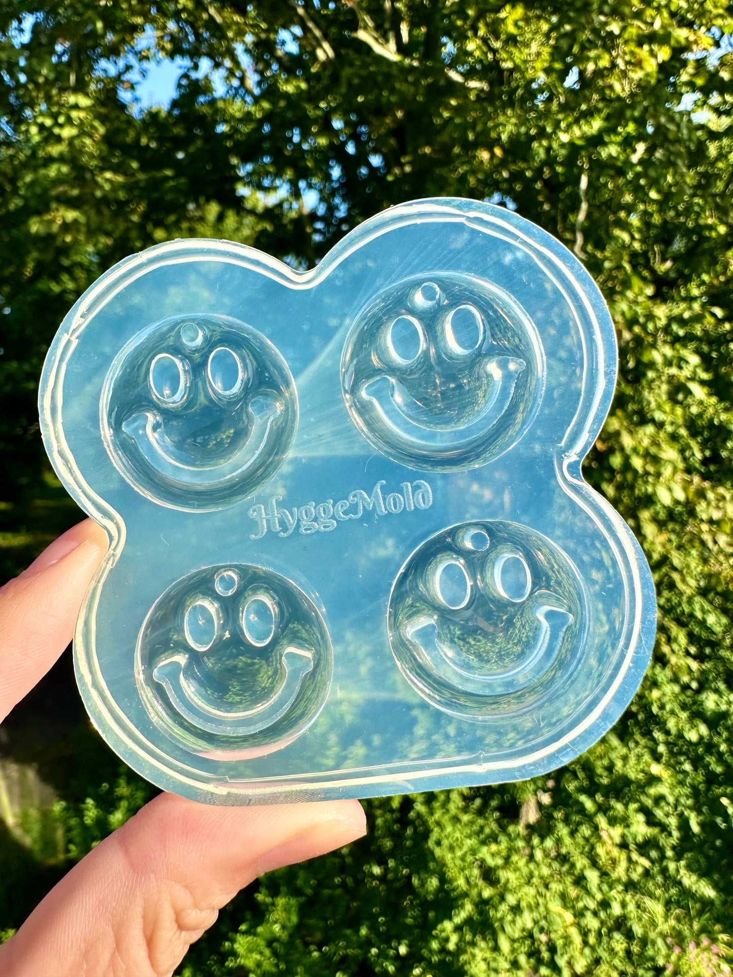 Predomed Happy Face Dangly Charm Earring Mold Hoop Earring Mold