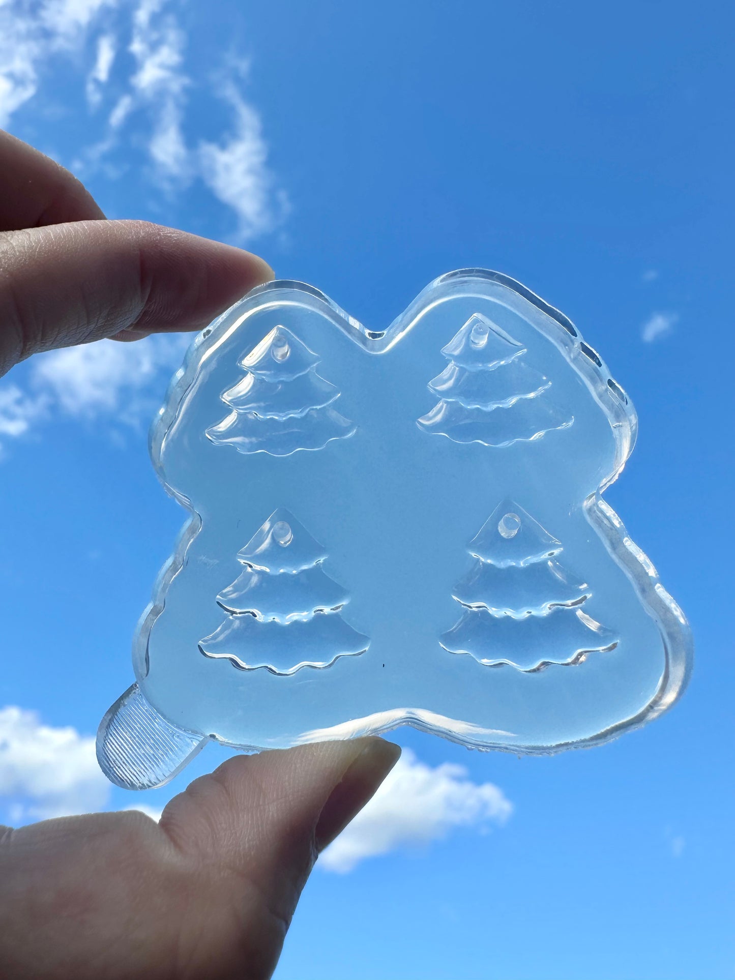 Mini Christmas Tree Dangle Earring Mold