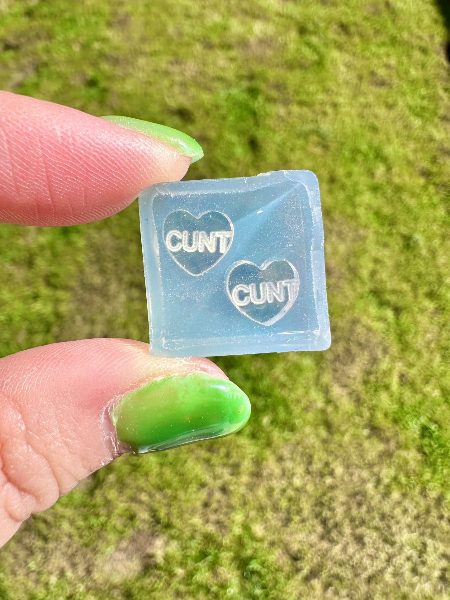Mini Cunt Word Heart Stud Mold