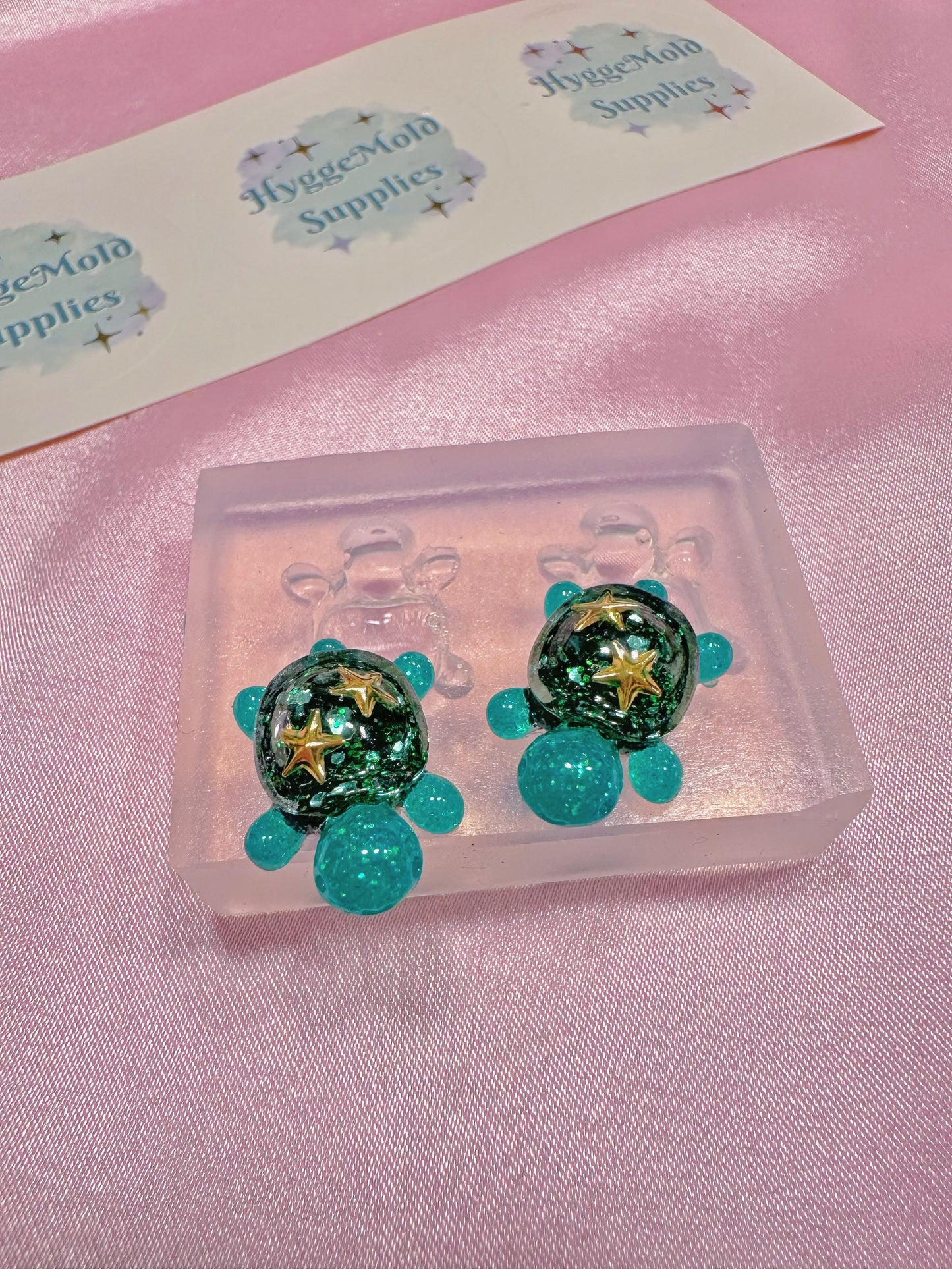 2cm Cute Turtle Tortoise Silicone Mold for Resin Clay