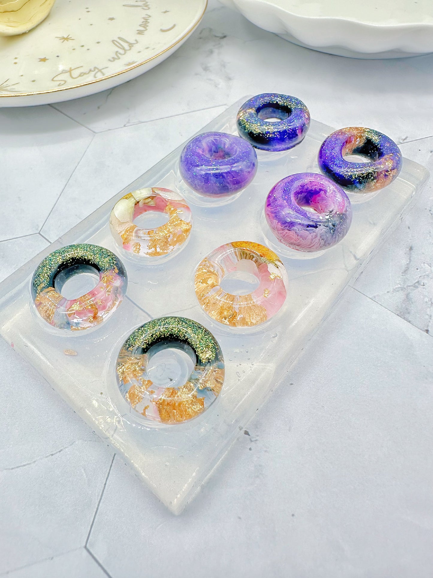 Deluxe Domed Donut Hoop Earring Mold