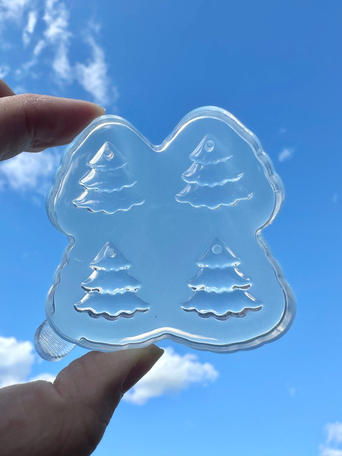 Mini Christmas Tree Dangle Earring Mold