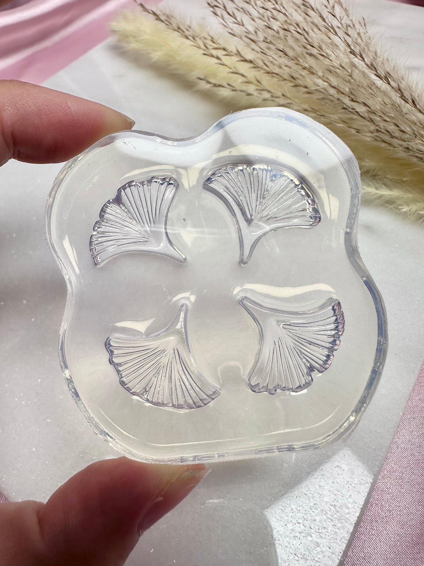 3D Gingko Leaf Earring Mold Silicone Mold For Resin Polymer Clay