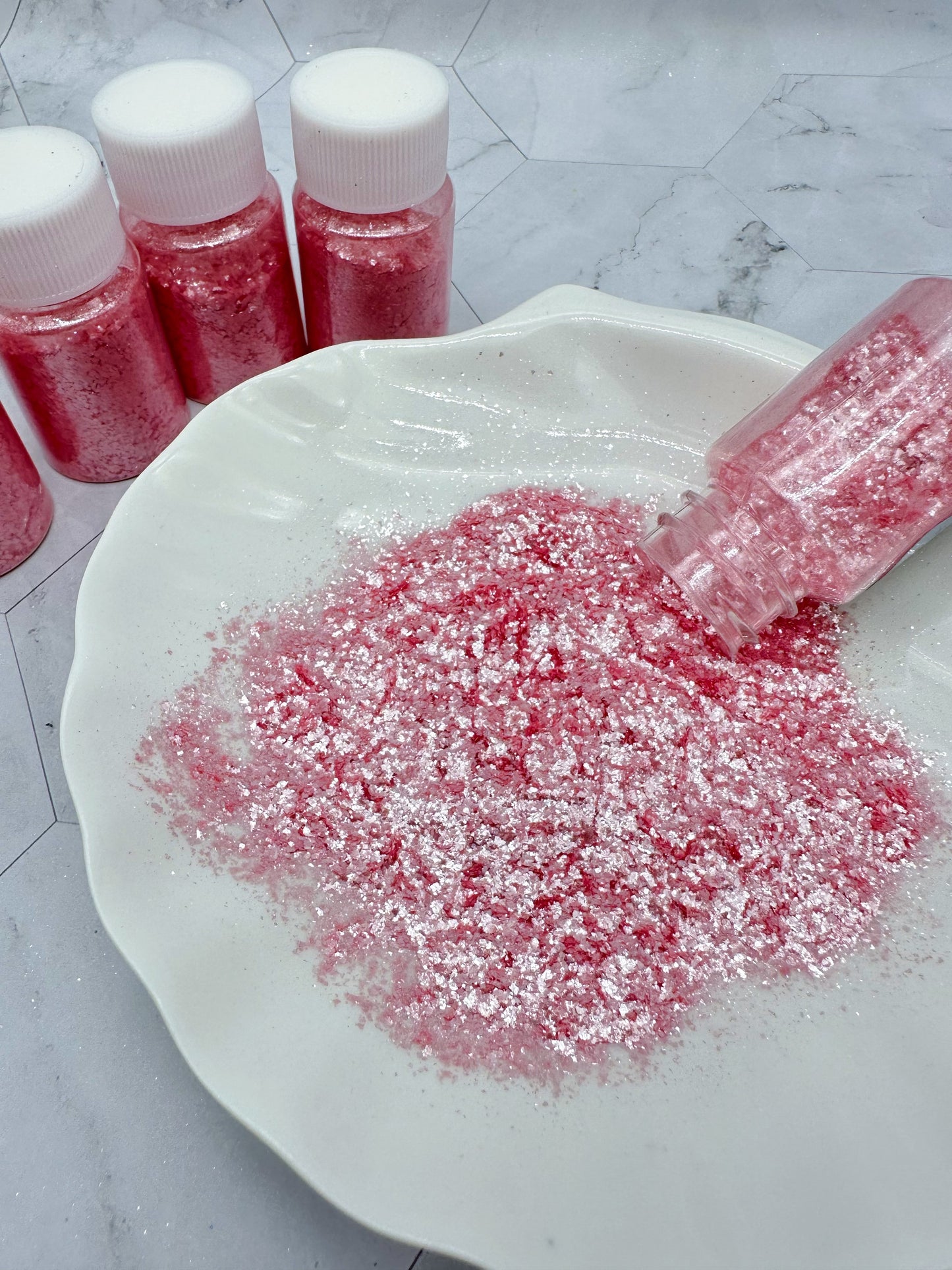 Cherry Red Diamond flakes