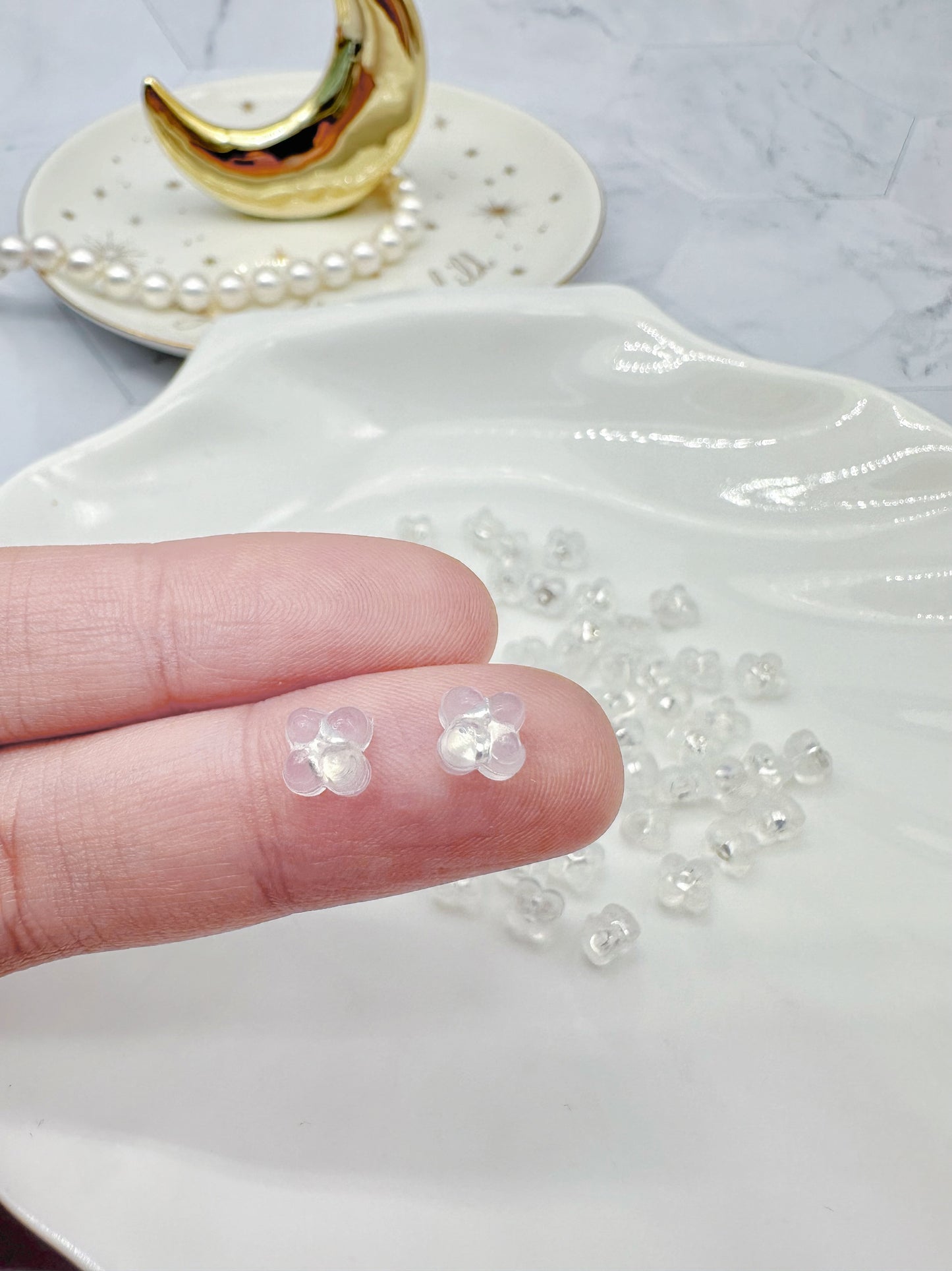 High Quality Silver Ball Shape Earring Posts