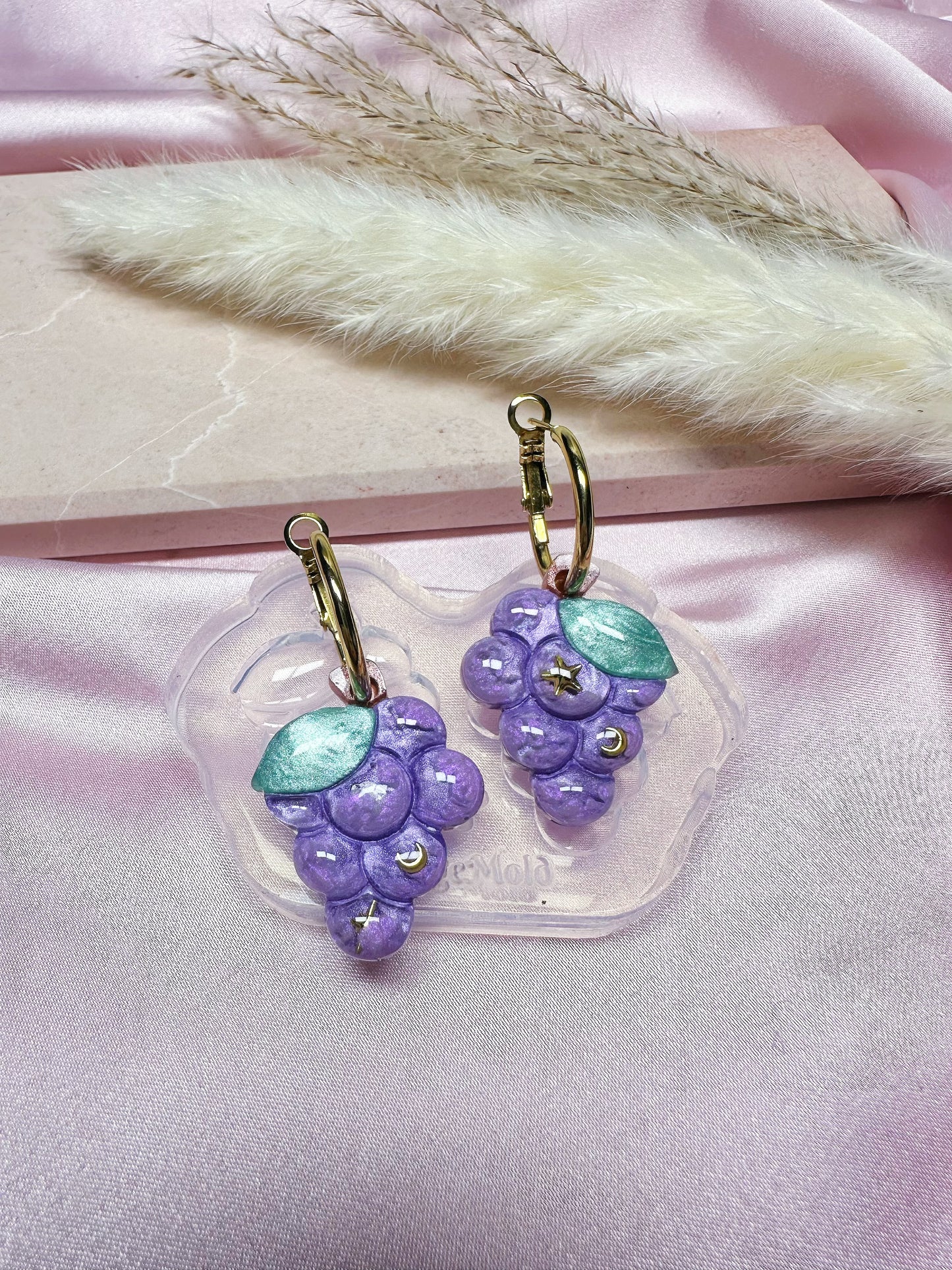 Small Predomed Grape Dangle Earring Mold