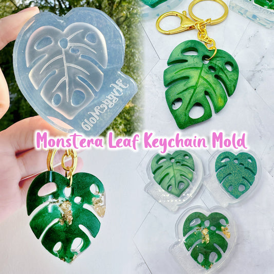 Matte/ Glossy Monstera Lear Keychain Molds