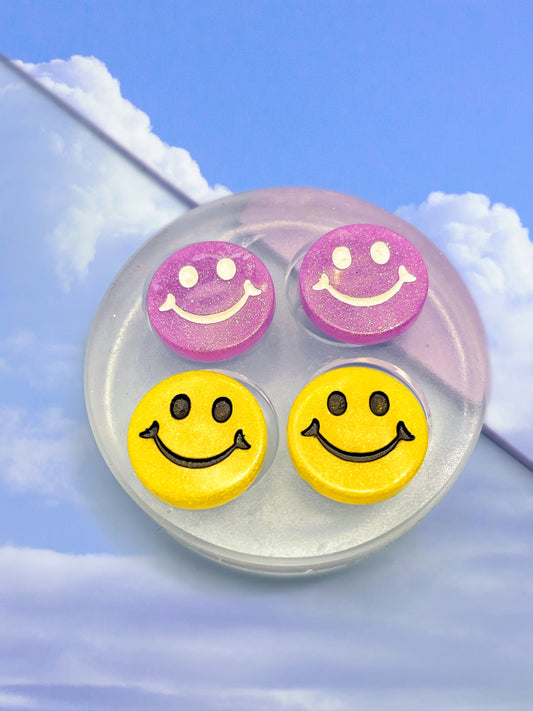 Happy Face Stud Earring Mold