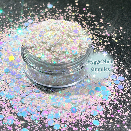 Cherub’s Dream Chunky and Fine Glitter Mix 10g Bag