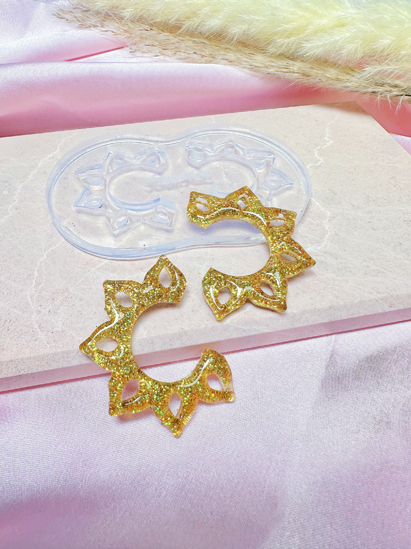 2025 Upgrade Predomed Sunflower Hoop Earring Mold