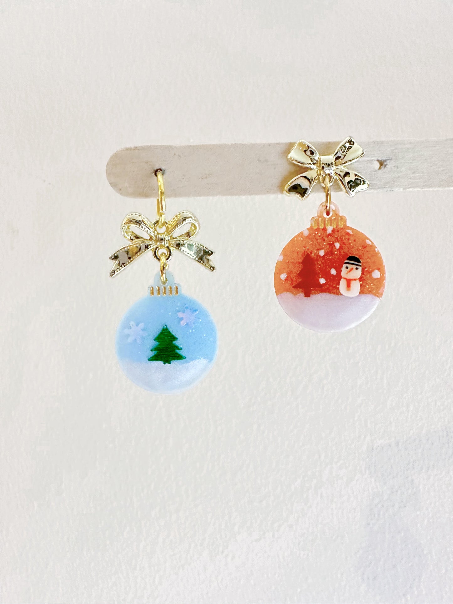 Small Christmas Bauble Dangle Earring Mold