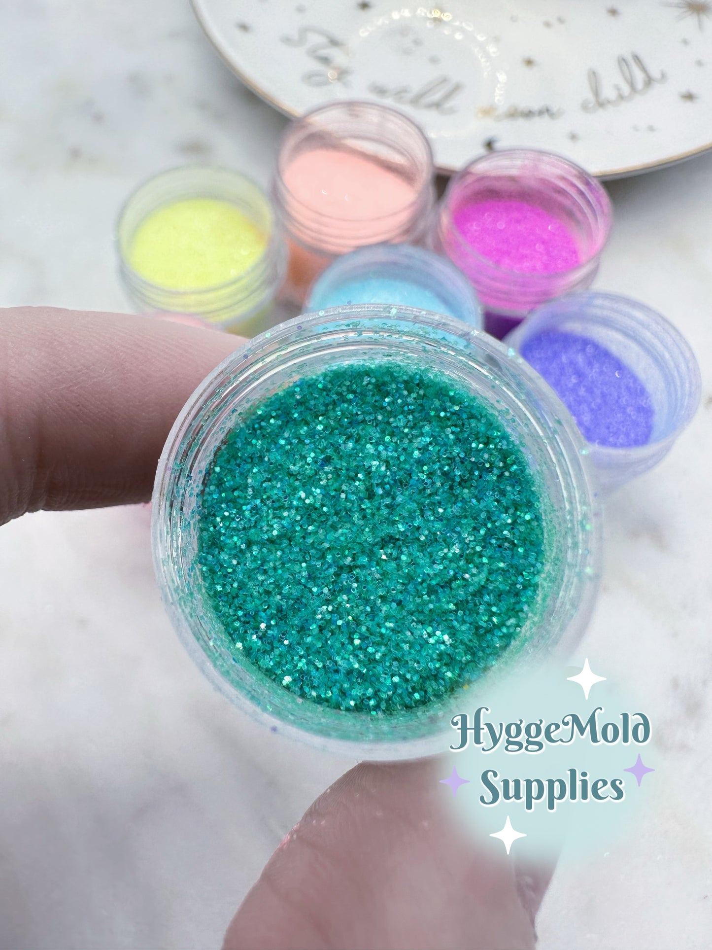 Rainbow Fine Glitter Set B