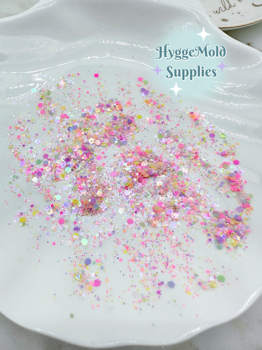 Sweet Rainbow Chunky Glitter Mix
