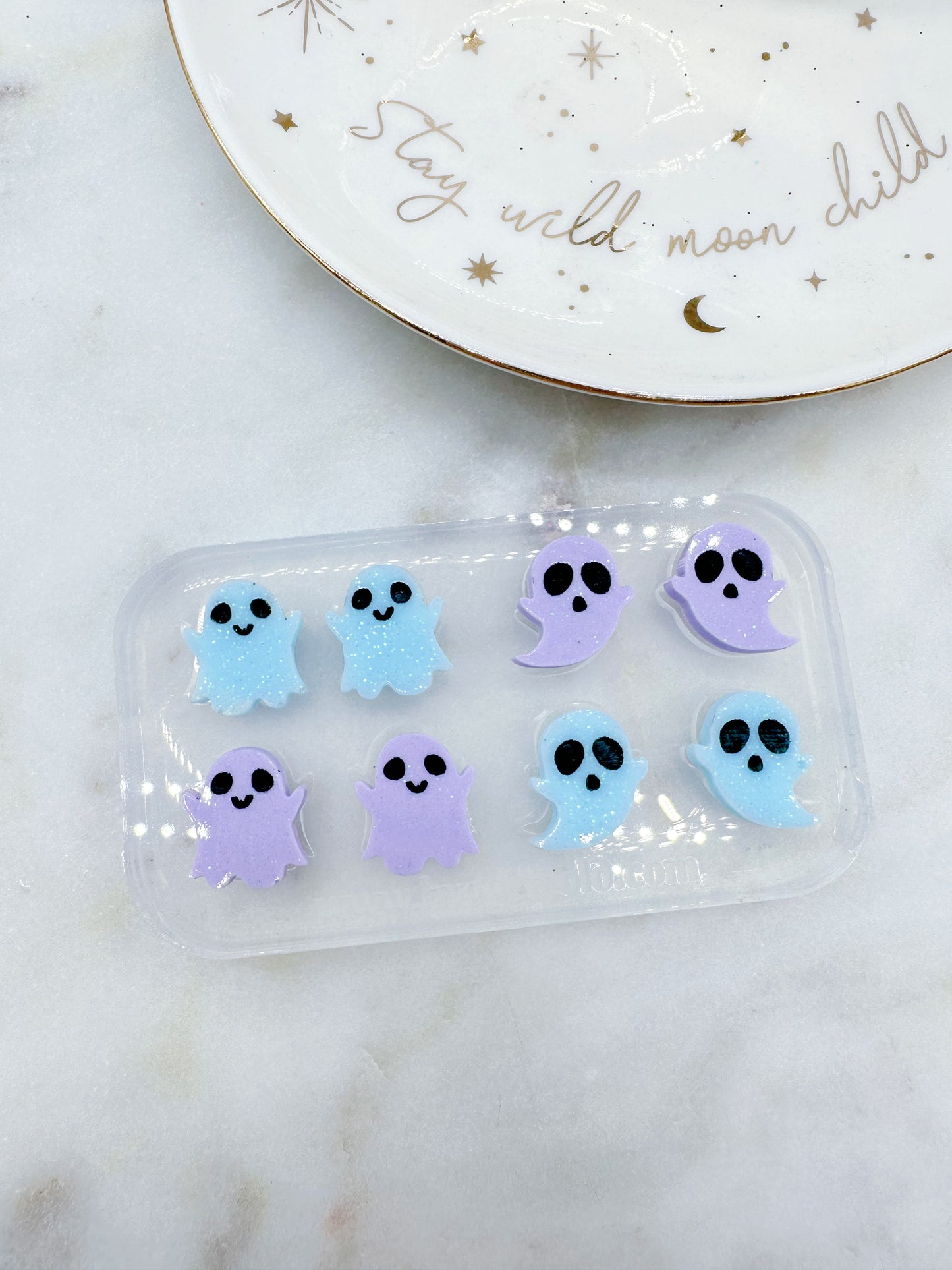 Mini ghost duo stud set Mold