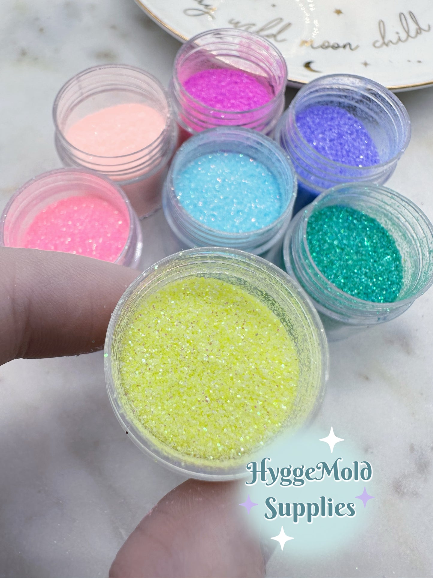 Rainbow Fine Glitter Set B
