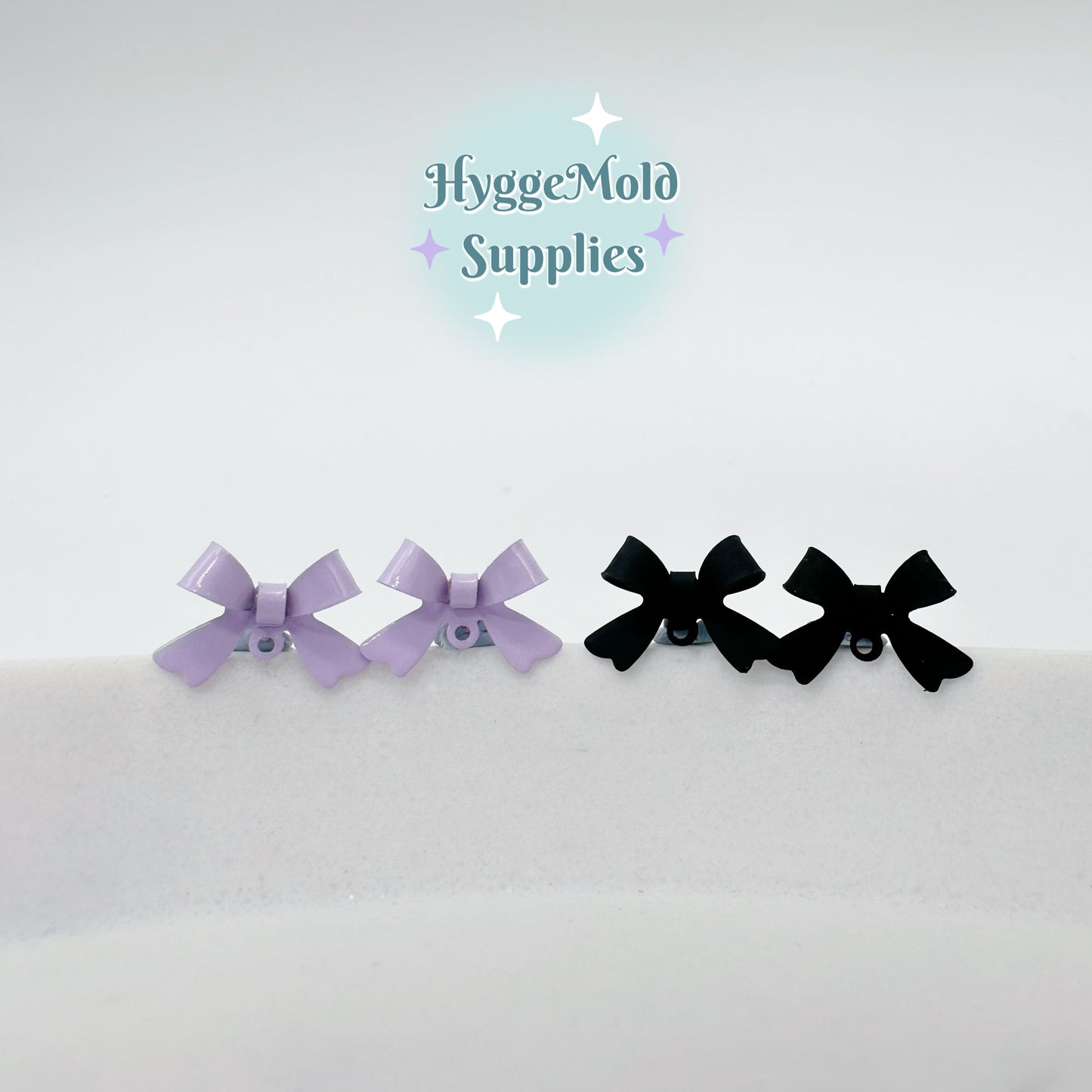 8Pcs Cute Ribbon Bow Earring Posts