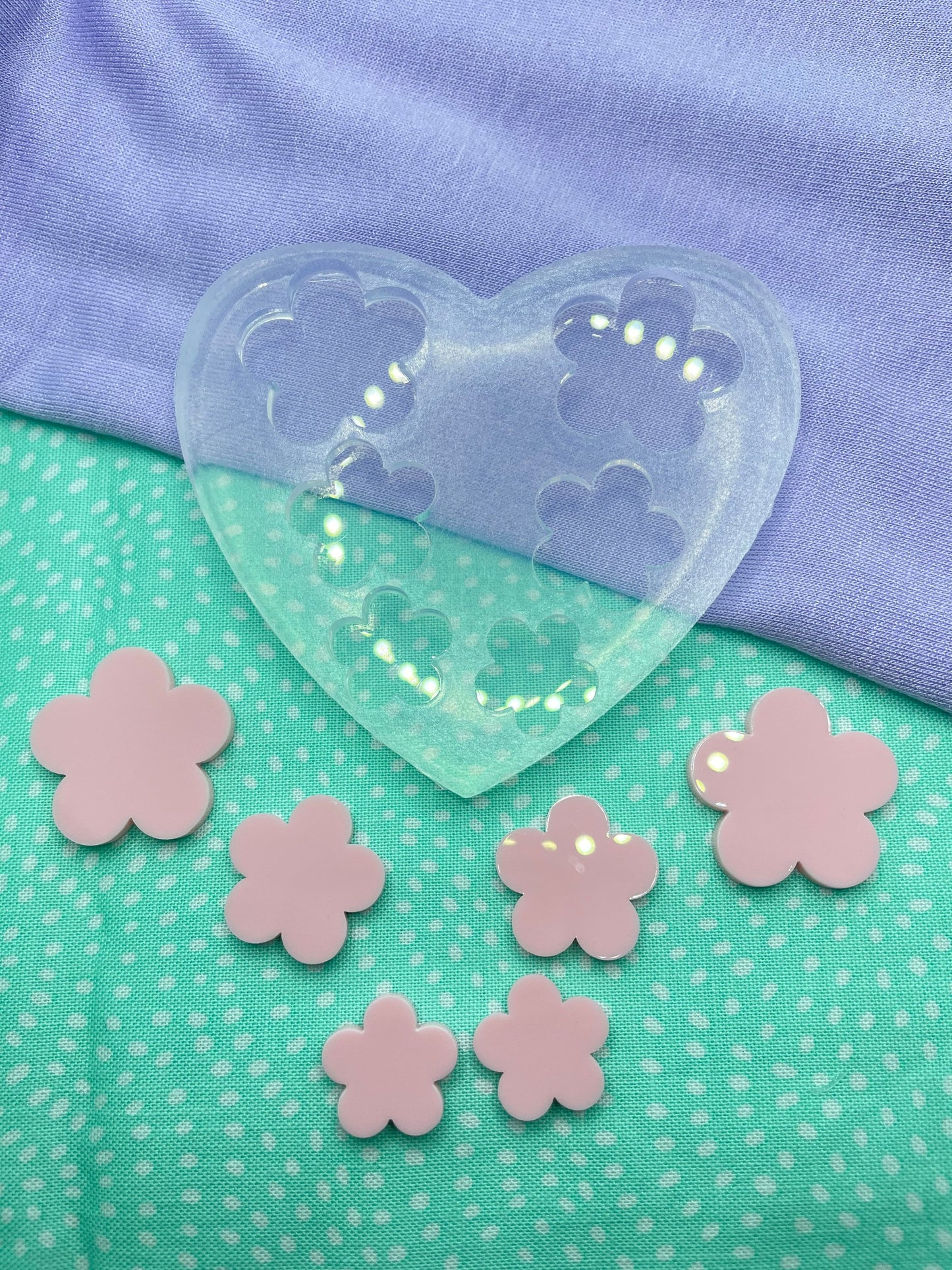 Mary Quant Flower Stud Earring Value Mold