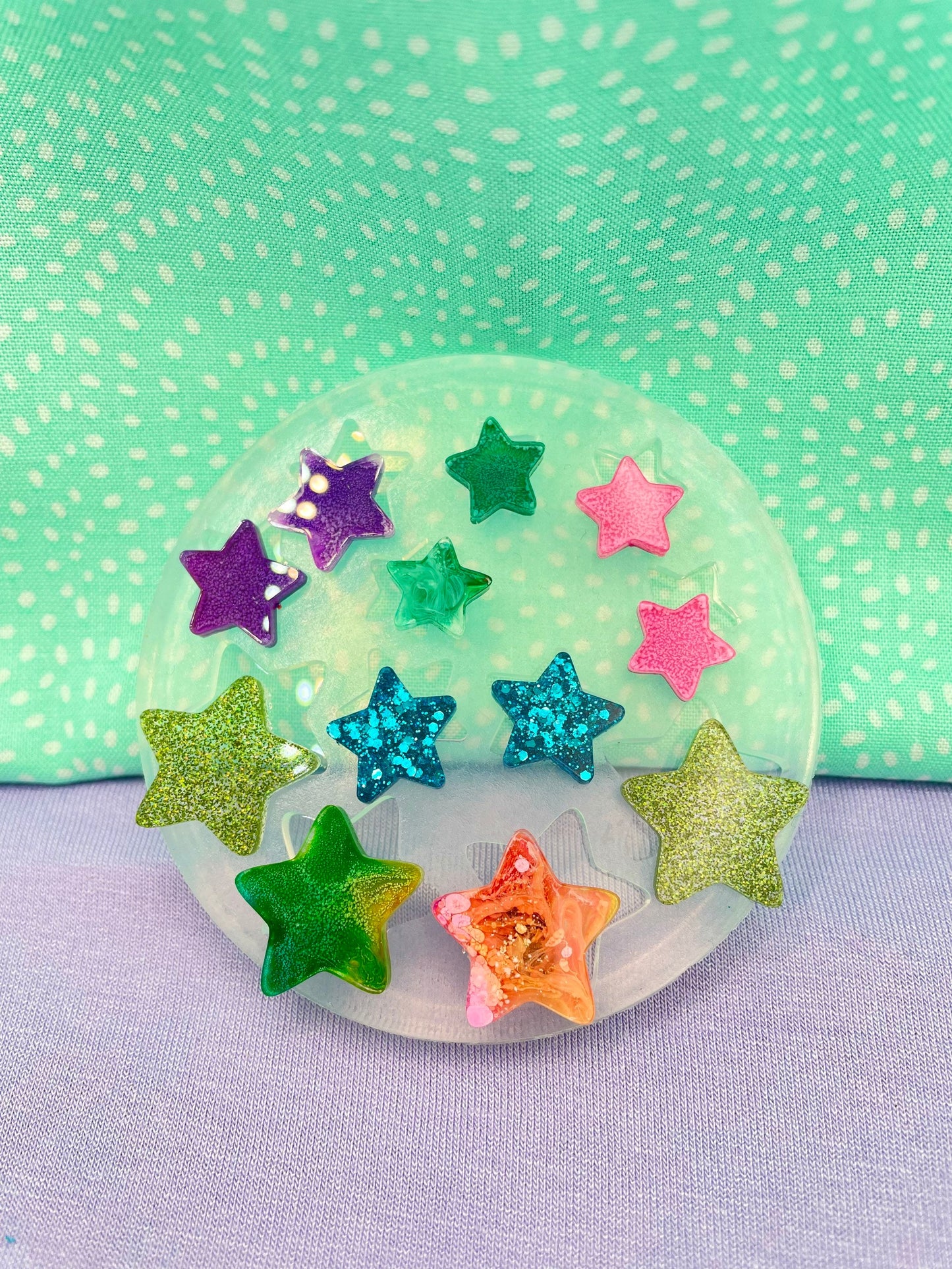 Rounded Stars Earring Maker’s Mold stud dangle earring value mould