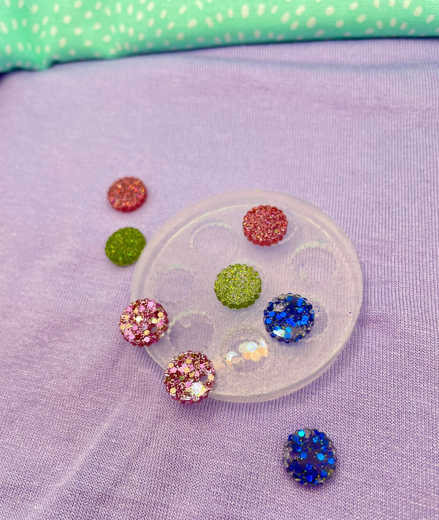 Cute Mini Cookie Stud Earring Value Mold