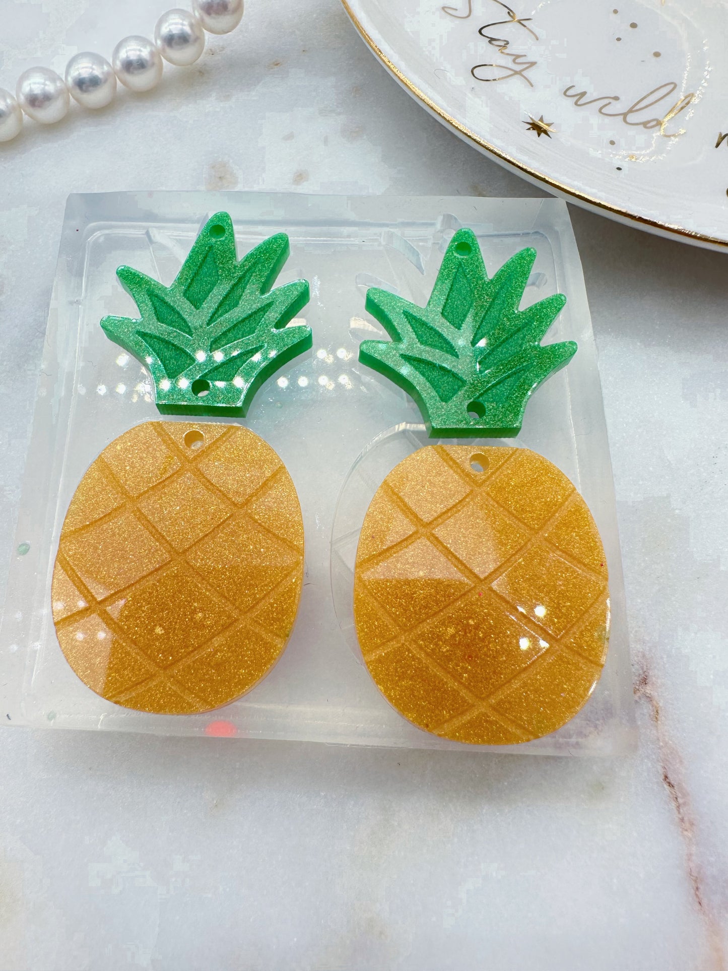 Pineapple Dangle Earring Mold