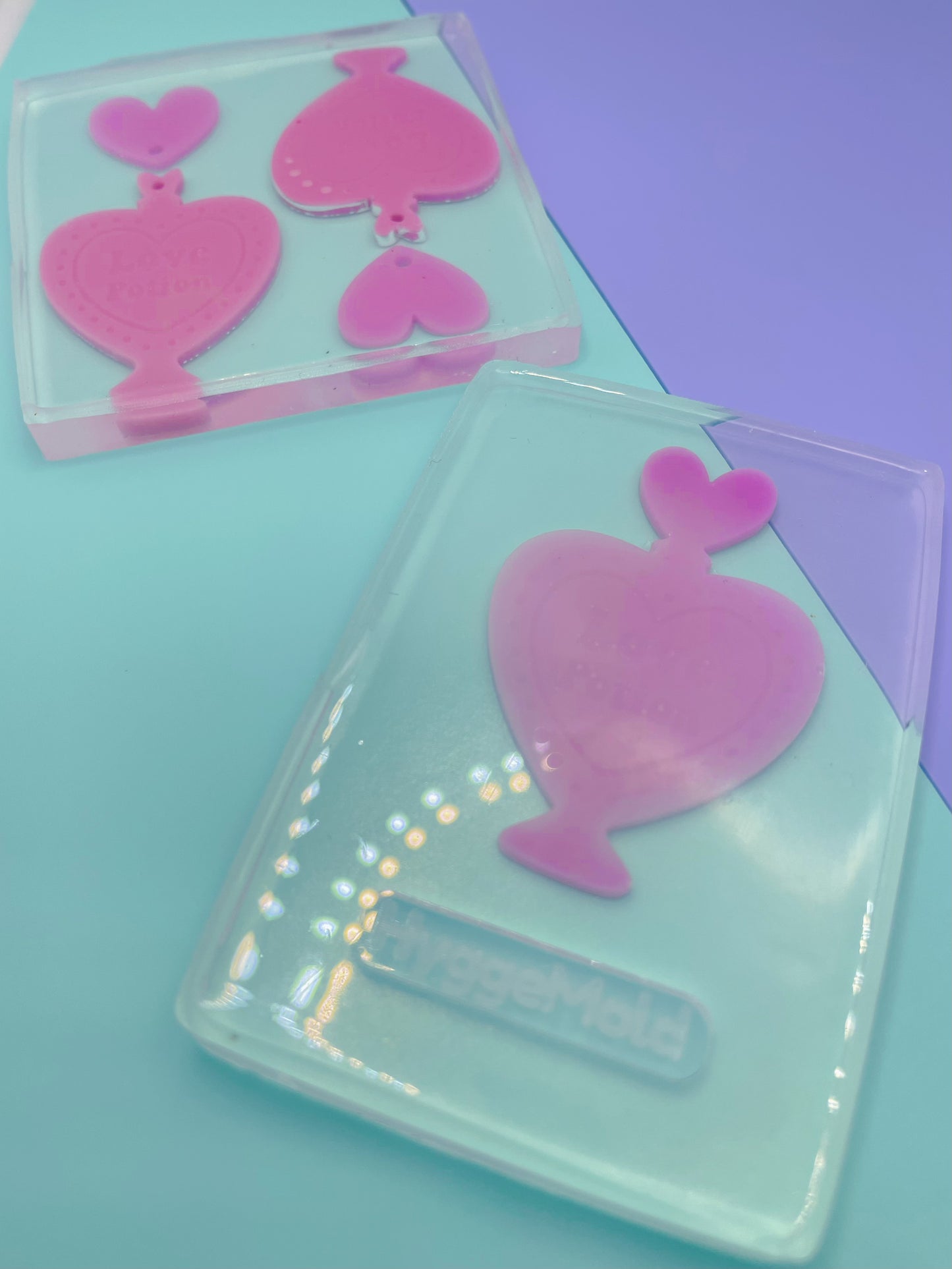 Magical Love Potion Witchcraft Brooch Keychain Mold
