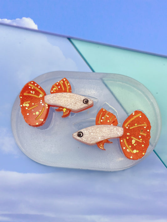 4 cm Small Guppy Fish Multi-use Mold