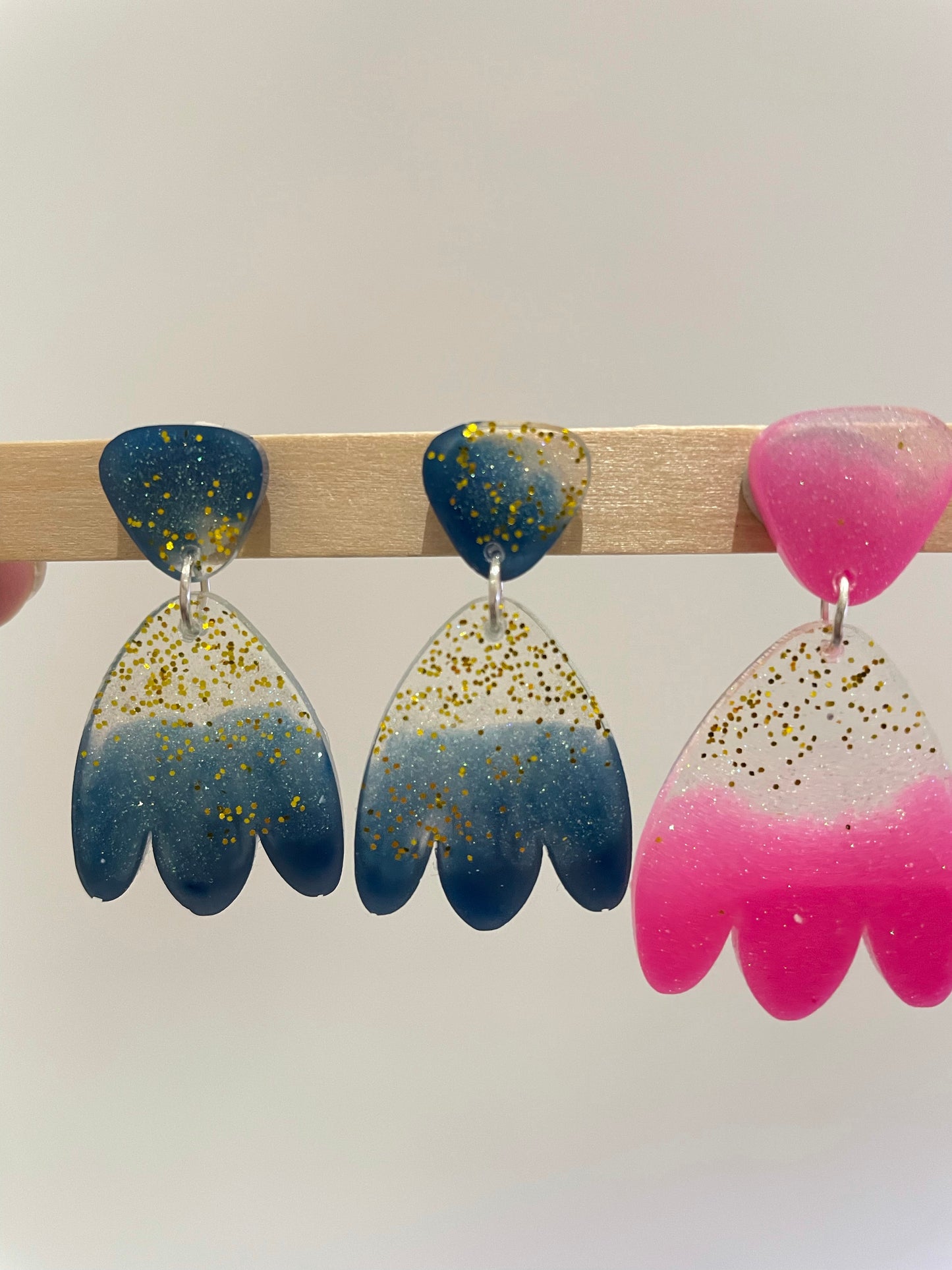Abstract Tulip Dangle / Stud Earring Mold