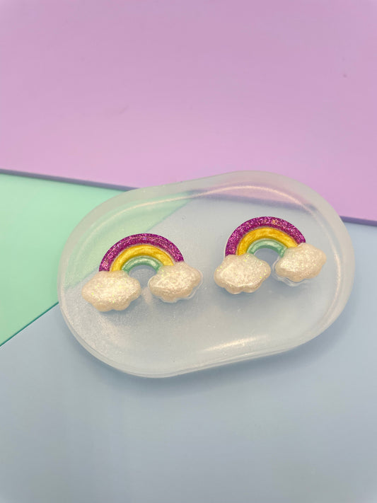 2.3 cm Rainbow Stud Earring Mold
