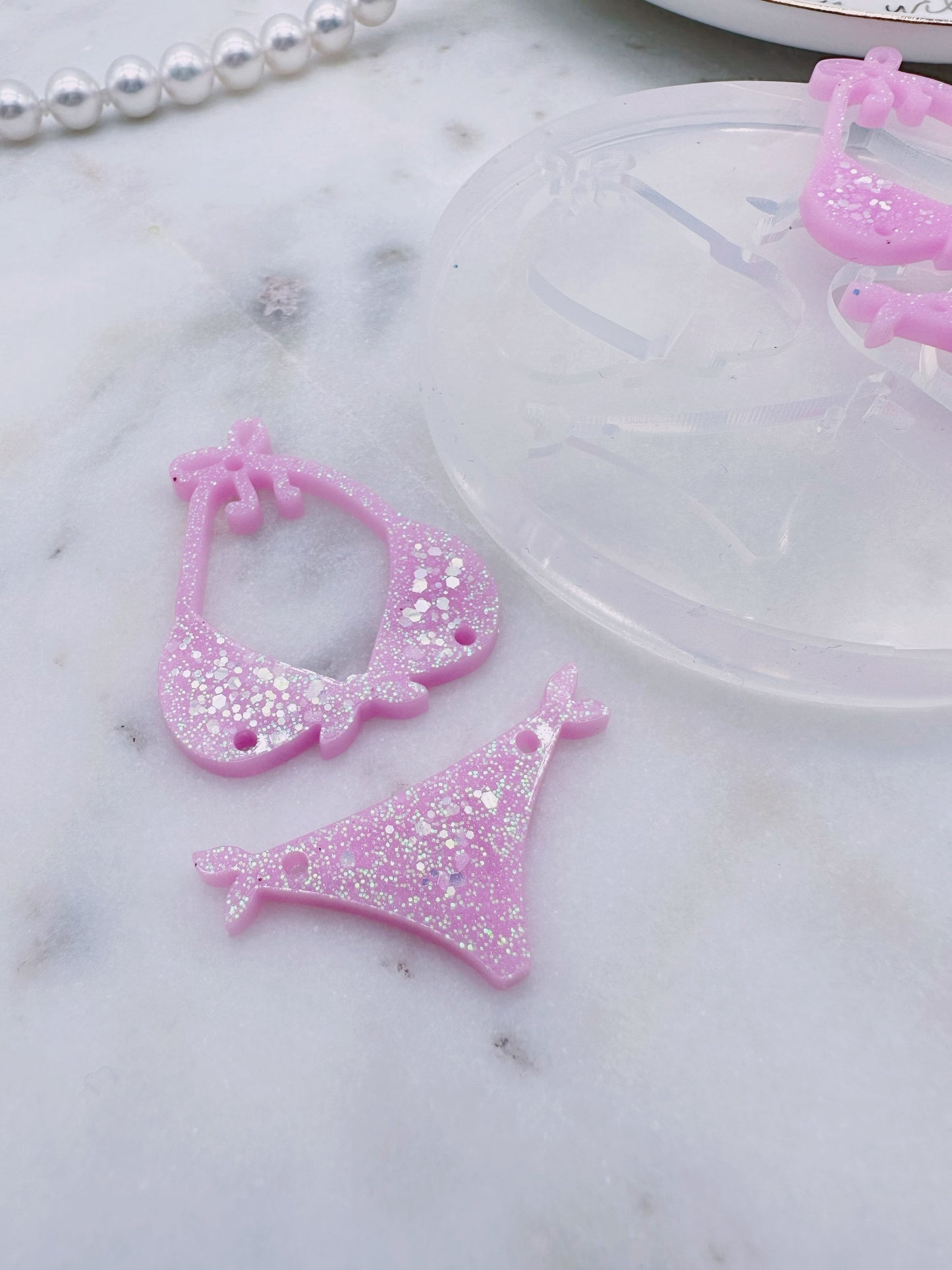 Cheeky bikini Dangle Earring Mold