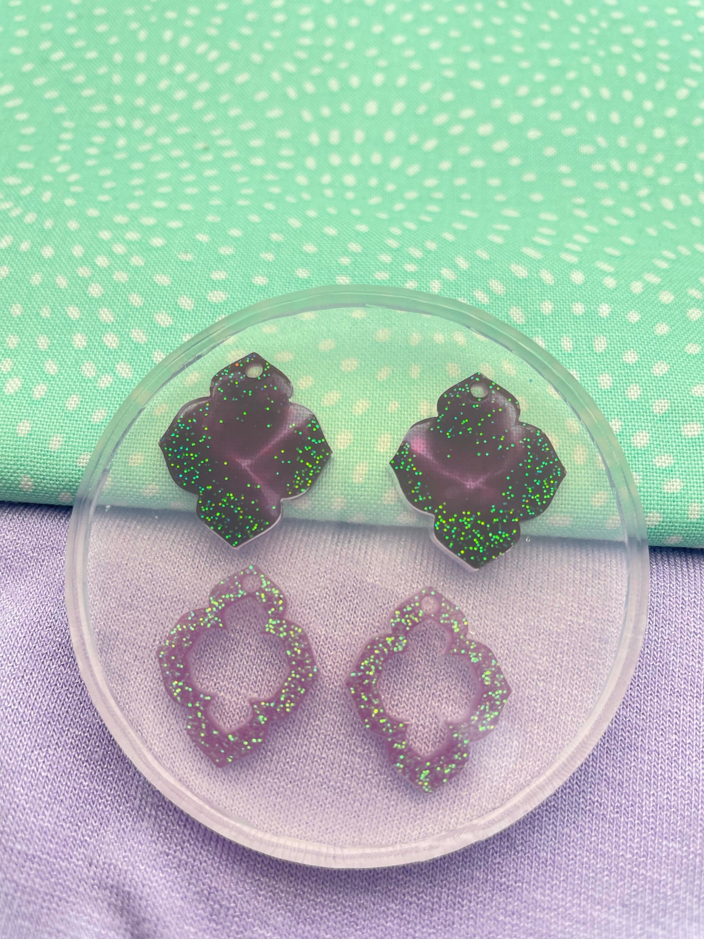 Small Moroccan Dangle Earring Mold