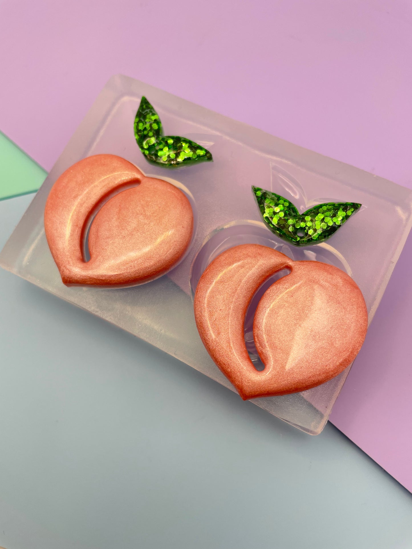Predomed Plump Peach Dangle Earring Mold