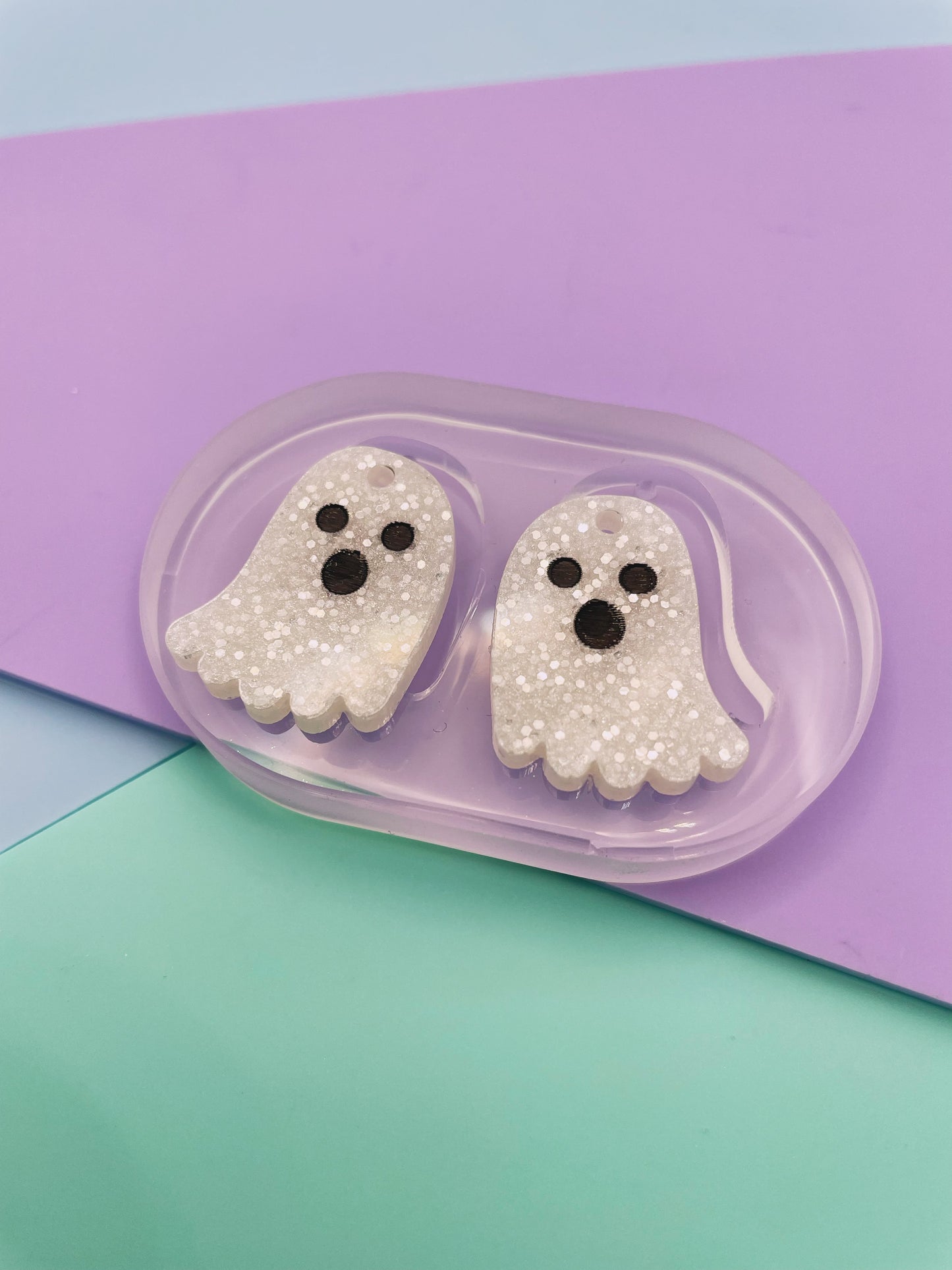 2.5cm Cute Ghost Dangle Earring Mold