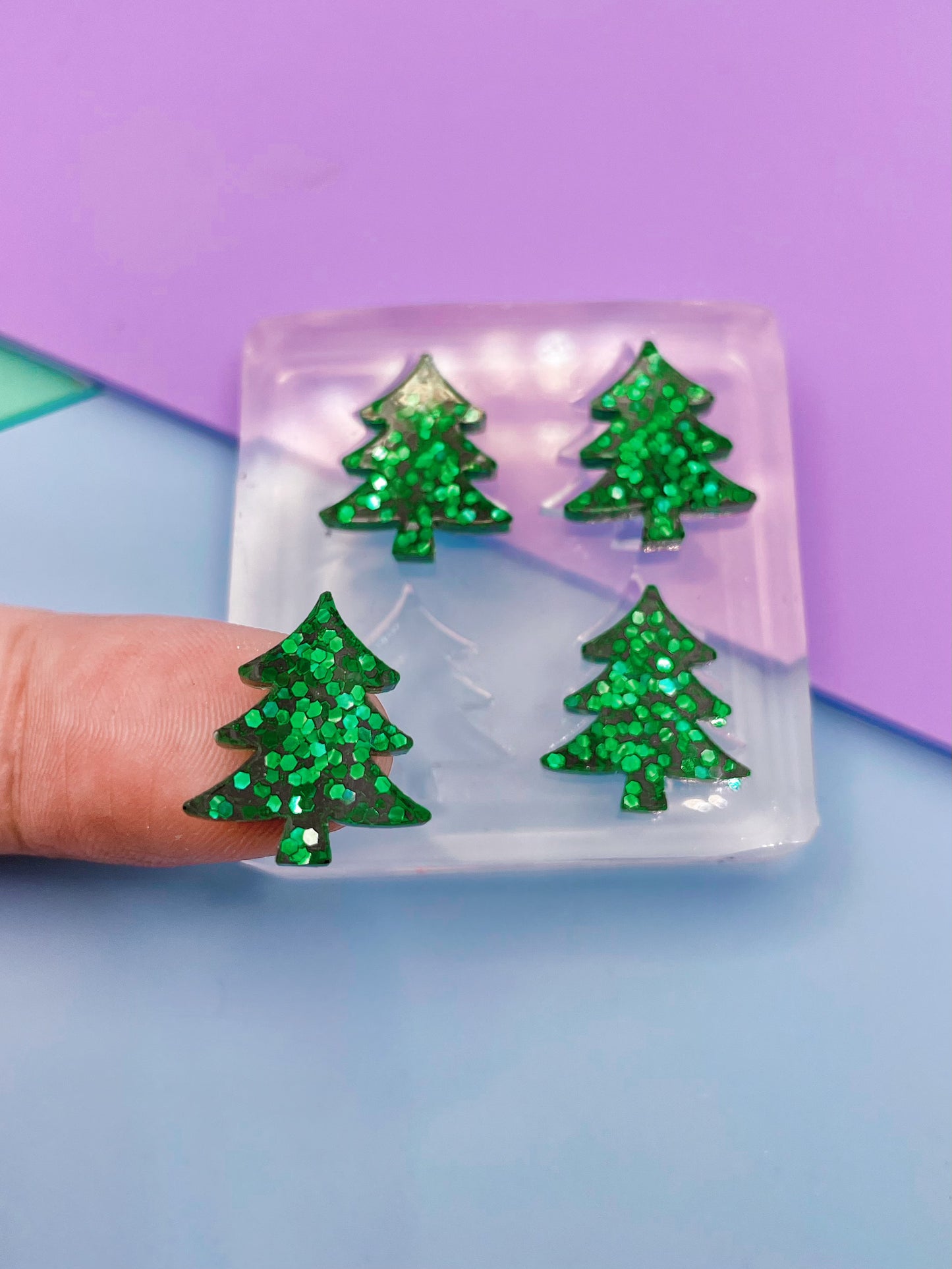Mini Christmas Tree Stud Multiple Mold