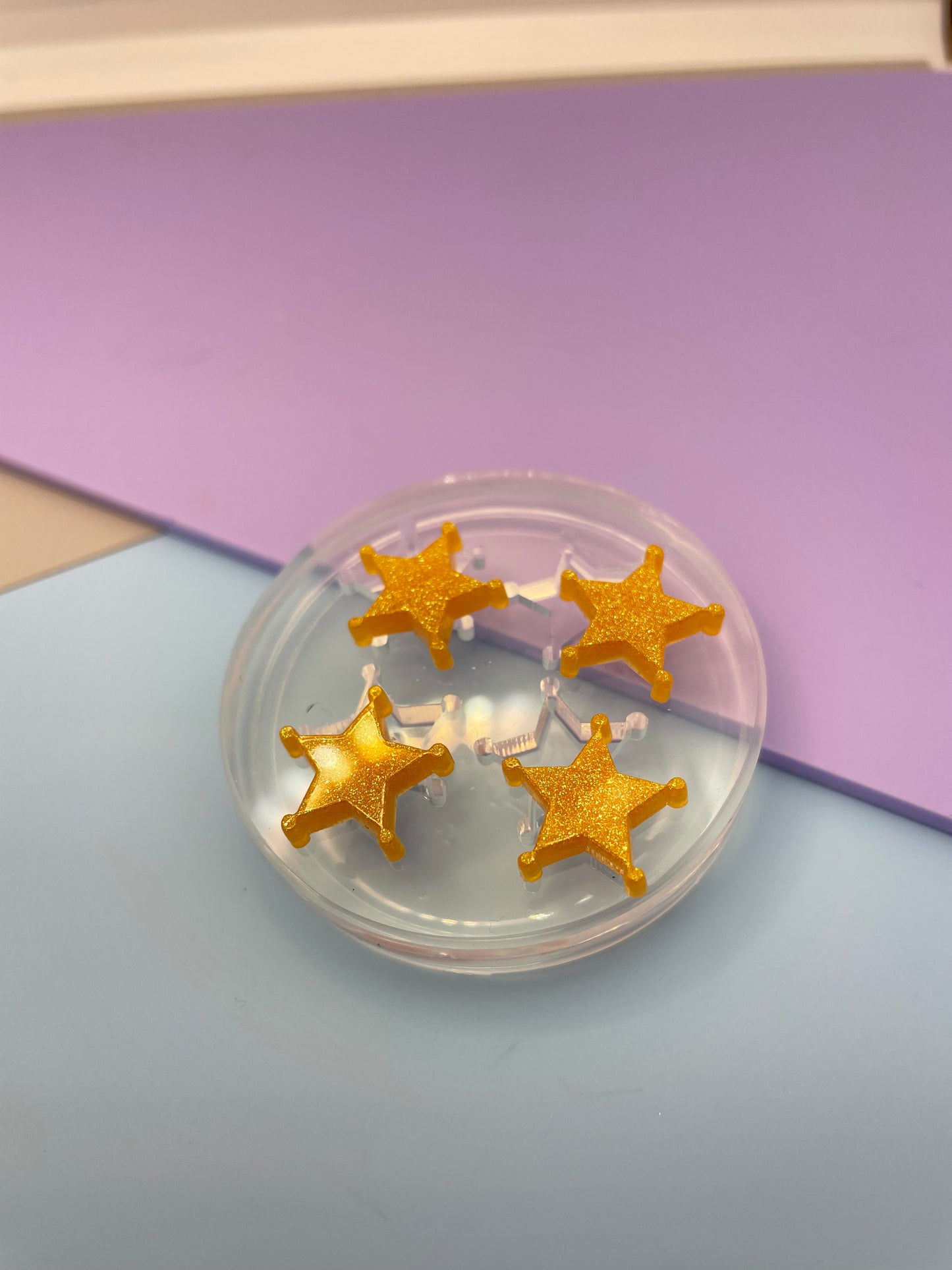 Cowboy Sheriff’s star stud mold