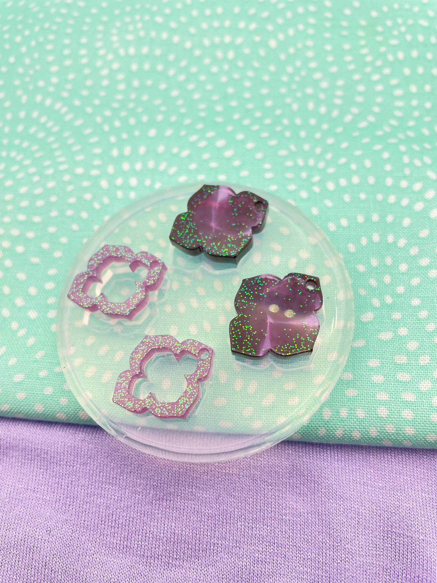Small Moroccan Dangle Earring Mold