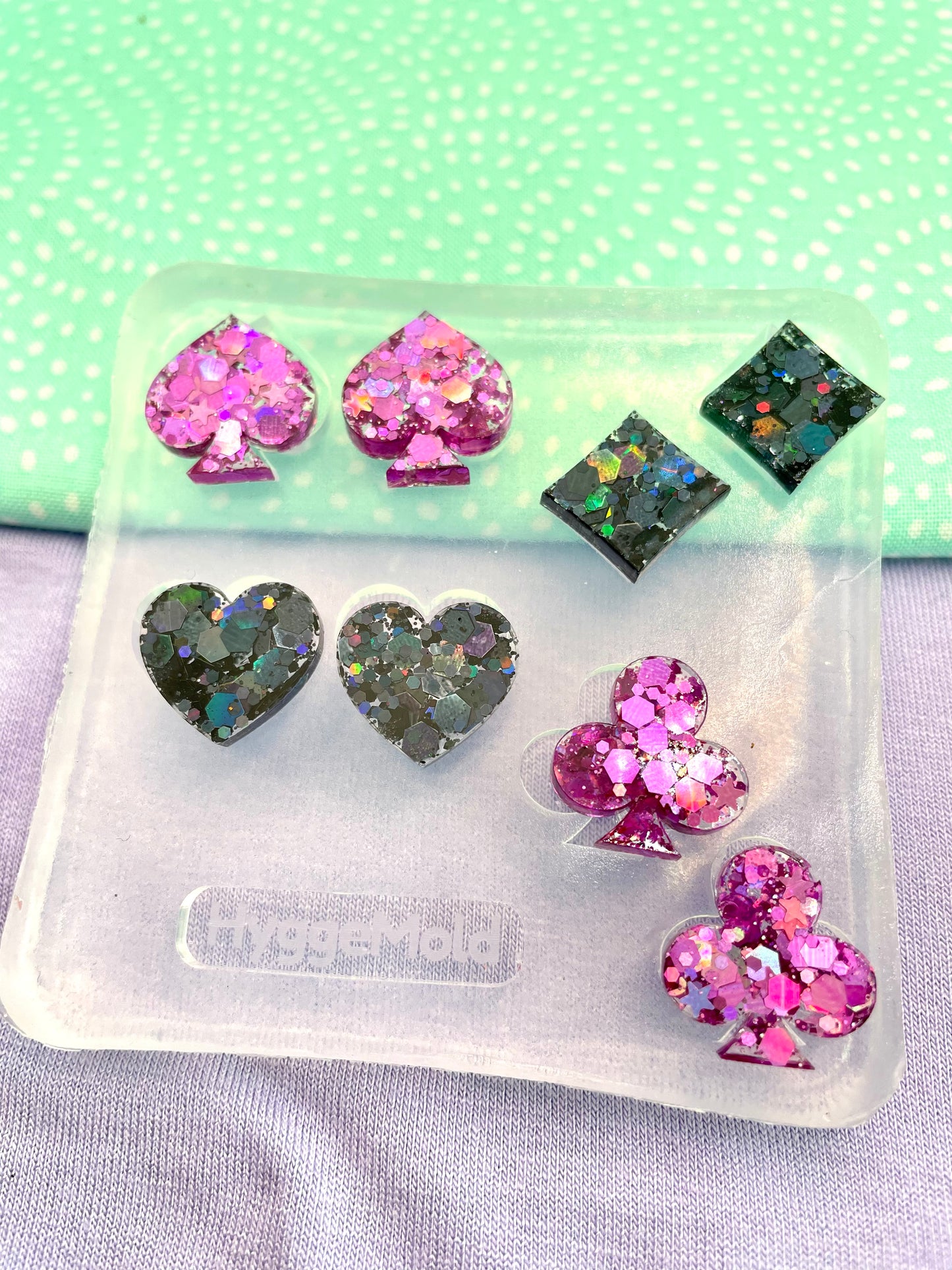 Card suits casino stud Mold