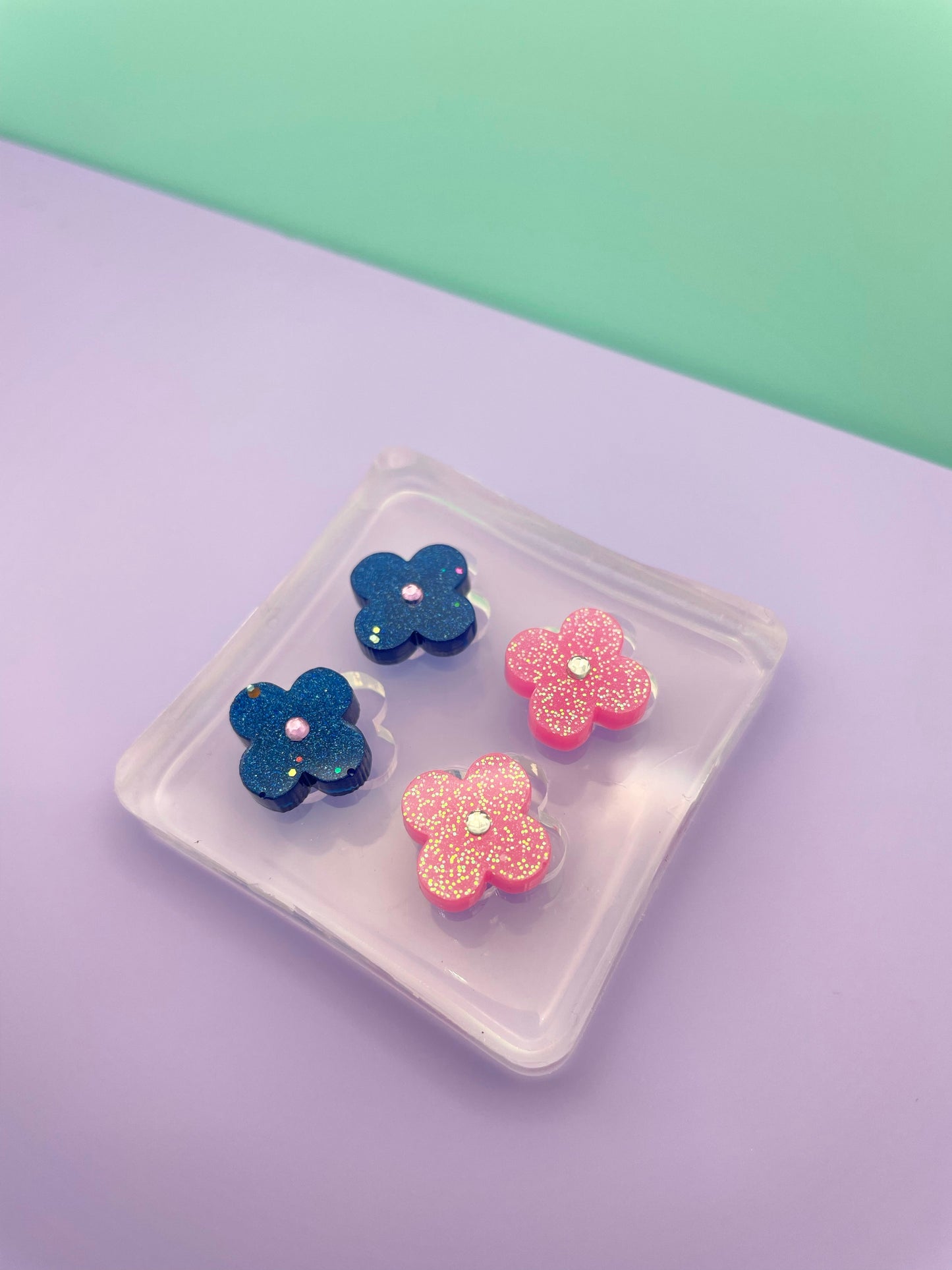 Mini Clover stud Earring Mold