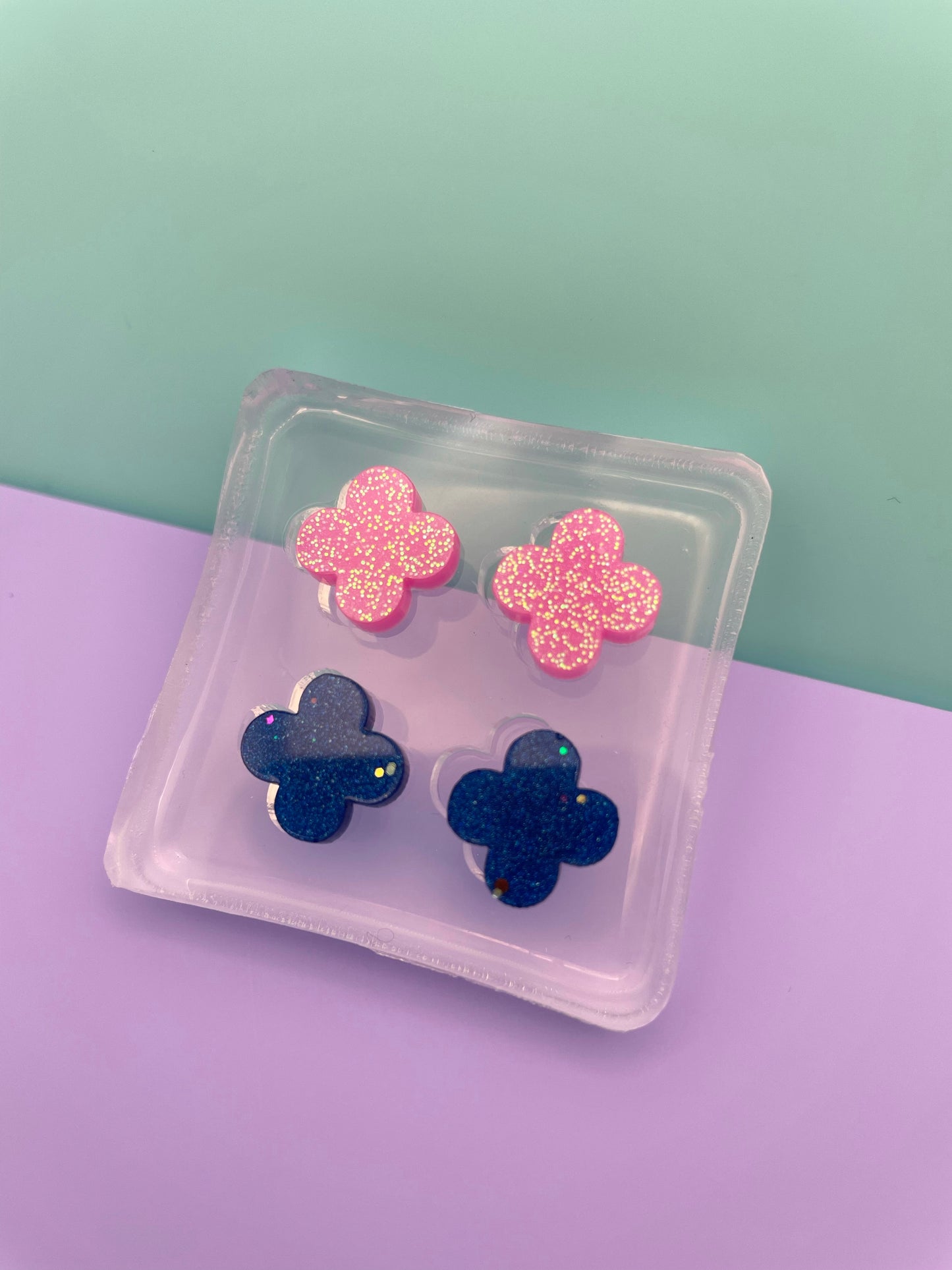 Mini Clover stud Earring Mold