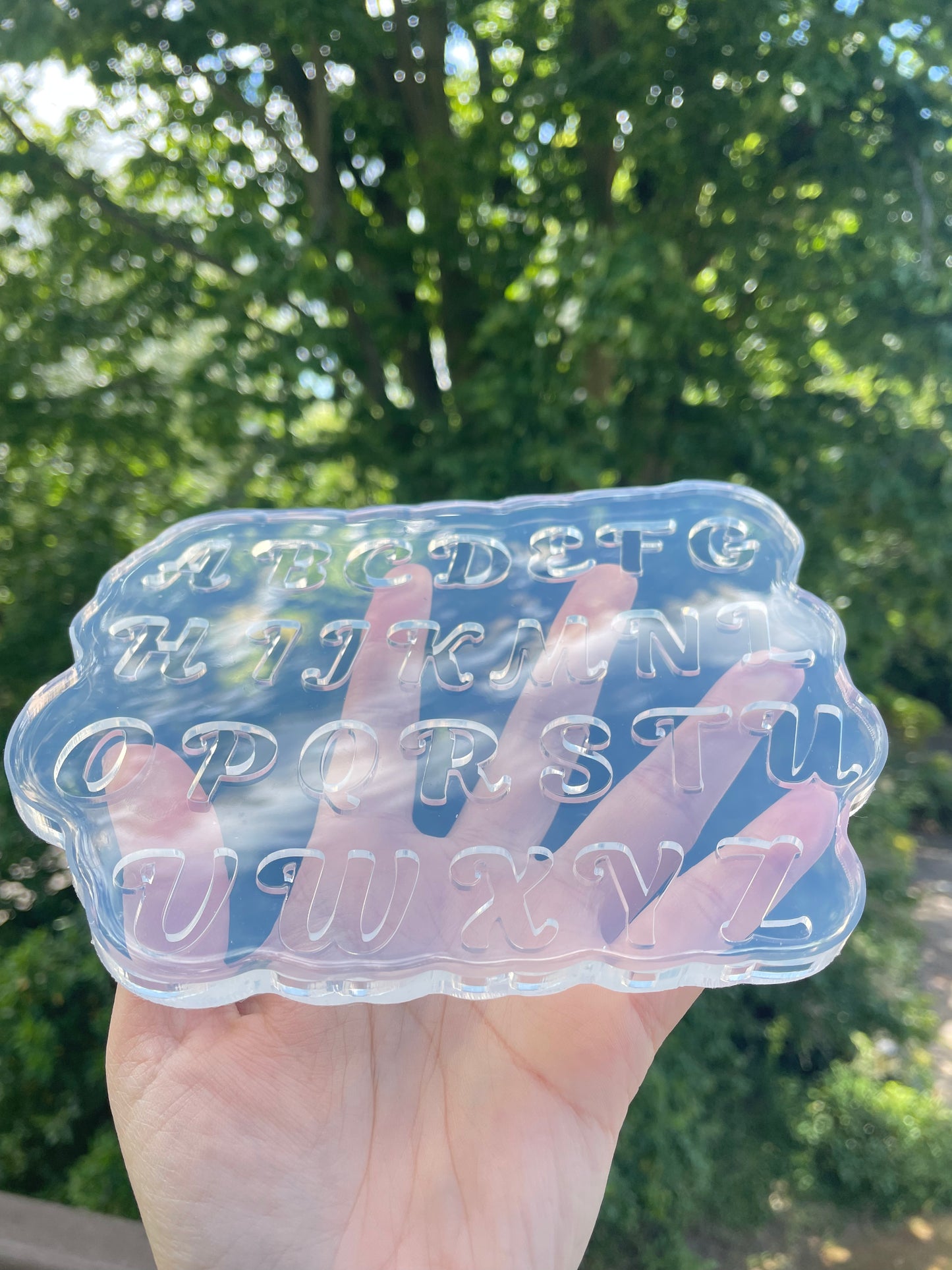 2cm Fancy Alphabet Letter Multi-use mold