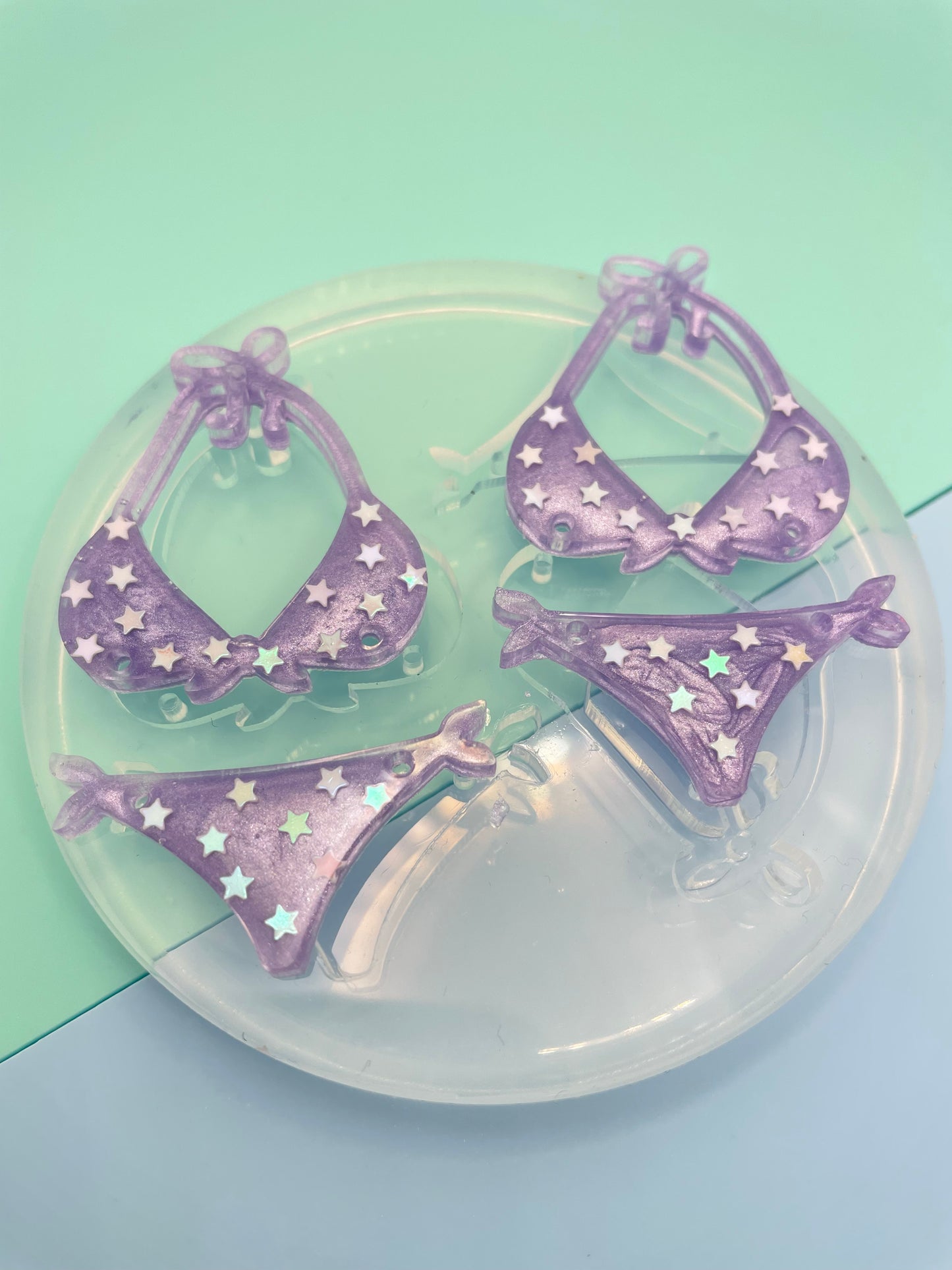 Cheeky bikini Dangle Earring Mold