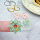 1.6 cm Mini Predomed Daisy Flower Hoop Spinner Earring Mold