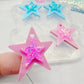 3cm Layered Wonky Star Silicone Mold for Resin Earrings Celestial