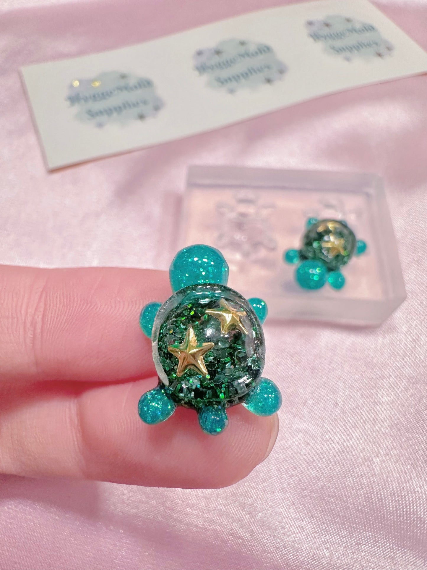 2cm Cute Turtle Tortoise Silicone Mold for Resin Clay