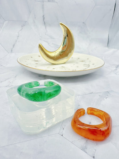 Free Form Shape Ring Mold Stylish Iregular Organic Shape Ring Silicone Mold