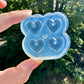 1.6cm Teeny Pre Domed Heart Hoop Earring Mold