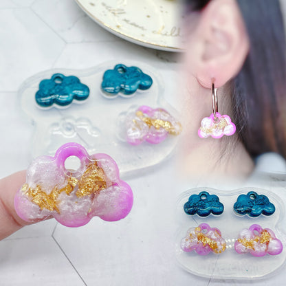 Predomed Cloud Hoop Charm Earring Mold