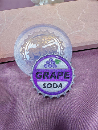 4.5cm Disney Up Grape Soda Badge Brooch Pin Mold